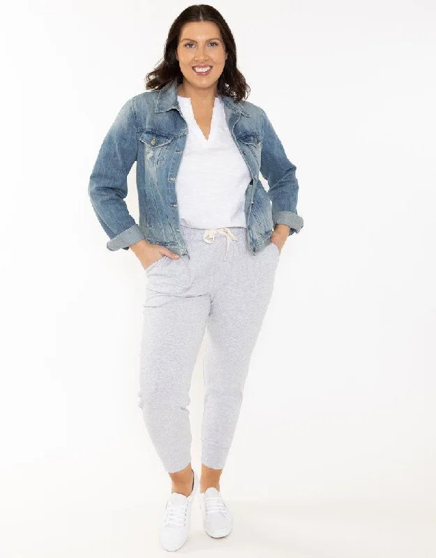 Wash Out Lounge Pants - Grey Marle