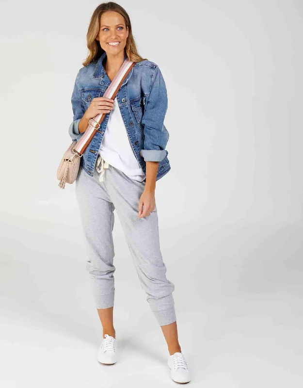 Wash Out Lounge Pants - Grey Marle
